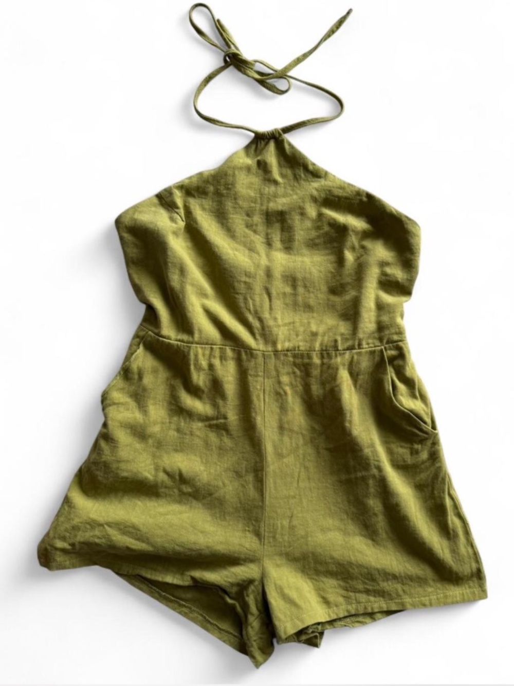 Chartreuse Romper